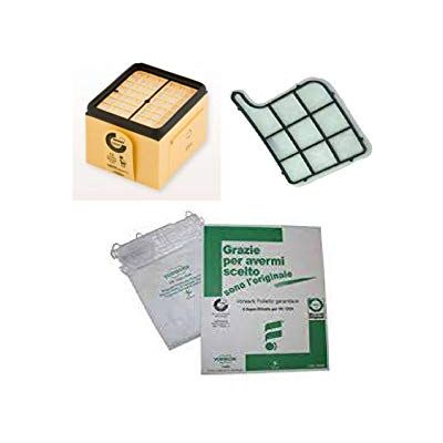 A+ KIT 6 sacchetti, 1 griglia protezione motore e 1 filtro igienico per Vorwerk Folletto mod. 135-136 ORIGINALI !!!!!! A+ KIT 6 sacchetti, 1 griglia protezione motore e 1 filtro igienico per Vorwerk Folletto mod. 135-136 ORIGINALI !!!!!!