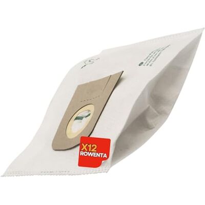 ELETTROCASA 12 Sacchetti Aspirapolvere Compatibili con Rowenta Sacchetti Compatibili con Aspirapolvere Rowenta in TNT con Filtrazione Avanzata Modello RW 20 TNT OL ELETTROCASA 12 Sacchetti Aspirapolvere Compatibili con Rowenta Sacchetti Compatibili con Aspirapolvere Rowenta in TNT con Filtrazione Avanzata Modello RW 20 TNT OL