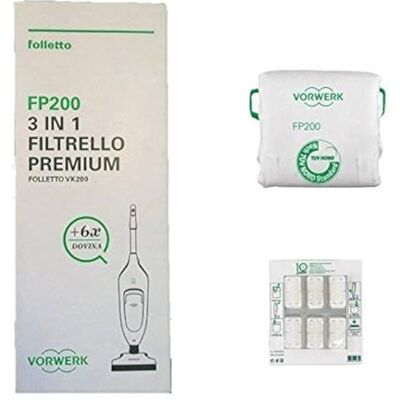 Vorwerk FP200 Folletto, 6 sacchetti e 6 profumi originali Vorwerk FP200 Folletto, 6 sacchetti e 6 profumi originali