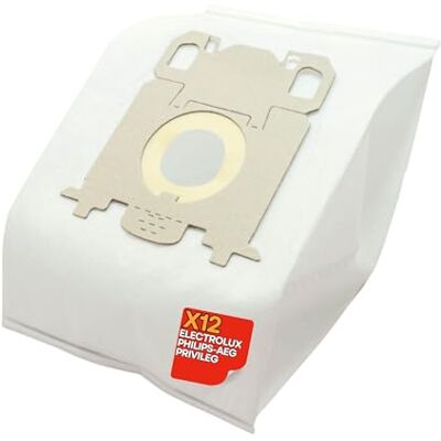ELETTROCASA 12 Sacchetti Aspirapolvere TNT con Filtrazione Avanzata, Compatibili con Aspirapolveri Philips AEG e Privileg EX7 TNT OL ELETTROCASA 12 Sacchetti Aspirapolvere TNT con Filtrazione Avanzata, Compatibili con Aspirapolveri Philips AEG e Privileg EX7 TNT OL