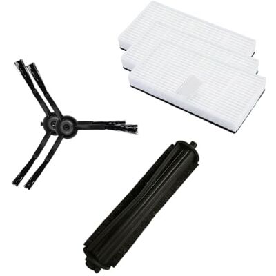 Cecotec Kit Ricambi per Conga X100. Spazzola Haircut, 2 Spazzole Laterali, 3 Filtri Alta Efficienza, Ricambi per Massima Qualità e Miglior Rendimento Cecotec Kit Ricambi per Conga X100. Spazzola Haircut, 2 Spazzole Laterali, 3 Filtri Alta Efficienza, Ricambi per Massima Qualità e Miglior Rendimento