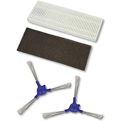 Rowenta Set 2 Filtros y Cepillo Explorer Serie 40 y 20 Cepillos laterales y Filtro Robot Explorer Serie 40 y Serie 20, negro y blanco Rowenta Set 2 Filtros y Cepillo Explorer Serie 40 y 20 Cepillos laterales y Filtro Robot Explorer Serie 40 y Serie 20, negro y blanco