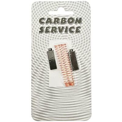 Vorwerk Folletto Carboncini Motore 8x5x22mm, Carburo di Silicio, Filo Dritto, 2 Pezzi, per VK120-VK121-VK122 Vorwerk Folletto Carboncini Motore 8x5x22mm, Carburo di Silicio, Filo Dritto, 2 Pezzi, per VK120-VK121-VK122
