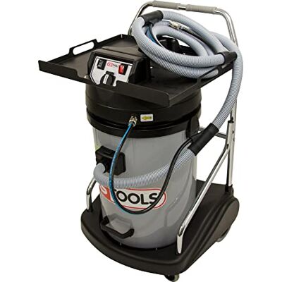 KS TOOLS Centrale di aspirazione a vasca, in plastica, 76L, 2600 W, colore: Bianco KS TOOLS Centrale di aspirazione a vasca, in plastica, 76L, 2600 W, colore: Bianco