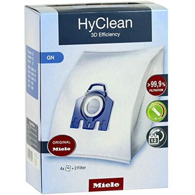 Miele DUSTBAGS, GN BLUE, (4 BAGS+FILTERS) 7189520 By Miele DUSTBAGS, GN BLUE, (4 BAGS+FILTERS) 7189520 By