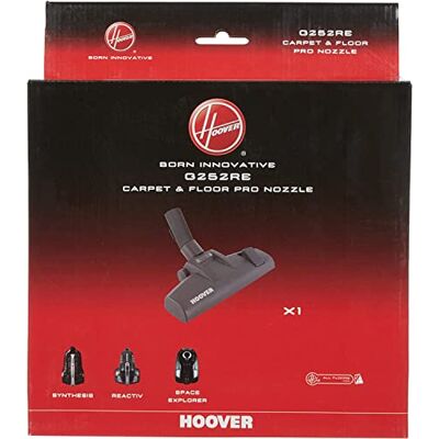 Hoover G252RE Spazzola Aspirapolvere per Tappeti e Pavimenti, in Plastica, Nero, Originale, Professionale, Compatibile con Aspirapolvere a Traino Synthesis, Reactiv e Space Explorer Hoover G252RE Spazzola Aspirapolvere per Tappeti e Pavimenti, in Plastica, Nero, Originale, Professionale, Compatibile con Aspirapolvere a Traino Synthesis, Reactiv e Space Explorer