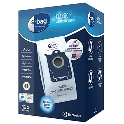 Electrolux Sacchetti Aspirapolvere s-bag 4 pz 4 L E201SMER confezione da 4 pezzi, 4 L, compatibili con aspirapolvere Electrolux Sacchetti Aspirapolvere s-bag 4 pz 4 L E201SMER confezione da 4 pezzi, 4 L, compatibili con aspirapolvere