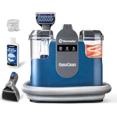 Vacmaster 500W Aspirapolvere Pulitore per tappeti con tecnologia di riscaldamento Dispositivo per la pulizia di tappezzeria Ideale per Pulisci Scale, divano, Sedili Auto, Moquette e Tappeti Vacmaster 500W Aspirapolvere Pulitore per tappeti con tecnologia di riscaldamento Dispositivo per la pulizia di tappezzeria Ideale per Pulisci Scale, divano, Sedili Auto, Moquette e Tappeti
