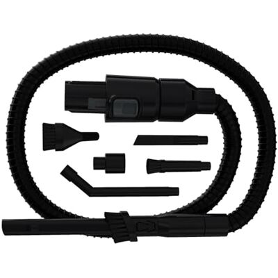 Hoover Kit Aspirapolvere Auto con Tubo Flessibile, Connettore per Tubo e 4 Accessori per la pulizia, Nero, Accessorio Originale, Compatibile con Aspirapolvere HF1 PLUS, HF2, HFX Hoover Kit Aspirapolvere Auto con Tubo Flessibile, Connettore per Tubo e 4 Accessori per la pulizia, Nero, Accessorio Originale, Compatibile con Aspirapolvere HF1 PLUS, HF2, HFX