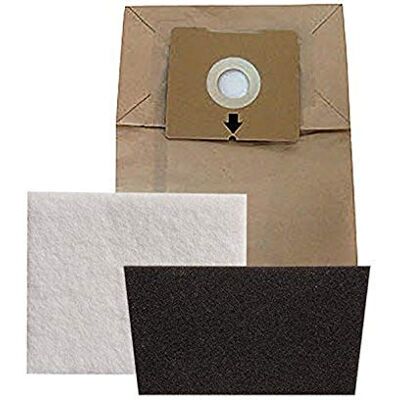Bissell Filtro e confezione da 5 sacchetti, adatto per contenitori Zing serie 1668, Bissell Filtro e confezione da 5 sacchetti, adatto per contenitori Zing serie 1668,