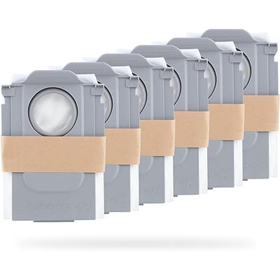 roborock Sacchetto Antipolvere Originale Rimovibile,6-Pack roborock Sacchetto Antipolvere Originale Rimovibile,6-Pack