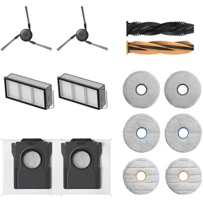dreame Kit Accessori di Ricambio Originali per Robot Aspirapolvere Matrix10 Ultra e Matrix10 Pro, Include 1 HyperStream DuoBrush, 2 Spazzole Laterali, 2 Filtri, 2 Sacchetti Raccoglipolvere, 6 Panni dreame Kit Accessori di Ricambio Originali per Robot Aspirapolvere Matrix10 Ultra e Matrix10 Pro, Include 1 HyperStream DuoBrush, 2 Spazzole Laterali, 2 Filtri, 2 Sacchetti Raccoglipolvere, 6 Panni