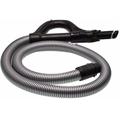 Rowenta Tubo flessibile completo per aspirapolvere, lunghezza 1,84 metri, diametro 41 mm, colore: argento Rowenta Tubo flessibile completo per aspirapolvere, lunghezza 1,84 metri, diametro 41 mm, colore: argento