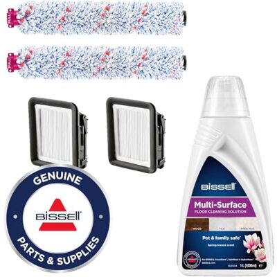 Bissell CrossWave Accessori Set Confezione Valore 2 x Rullo Spazzola Multi-Superficie 2 x Filtro Originale 1 x 1L Detergente Multi-Superficie Bissell CrossWave Accessori Set Confezione Valore 2 x Rullo Spazzola Multi-Superficie 2 x Filtro Originale 1 x 1L Detergente Multi-Superficie