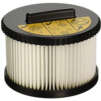 DeWalt Filtro HEPA di ricambio per DWV010, confezione da 2, colore: Bianco DeWalt Filtro HEPA di ricambio per DWV010, confezione da 2, colore: Bianco
