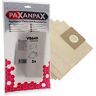 Paxanpax Sacchetti di Carta compatibili per Morphy Richards Premair, Handy, Power Champ, Storm, Performair, Fusion, Family, Profile, Animali Domestici, Serie Vinto (Confezione da 5), Marrone