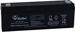 Liakai Diamec Batteria piombo-AGM 12 V 2,2 Ah F1