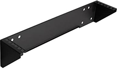 Logilink Professional WB0004-19" Supporto verticale da parete/sottolavello 2U Nero