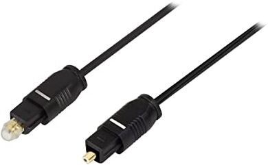 Logilink Toslink Toslink, 2m cavo audio Nero