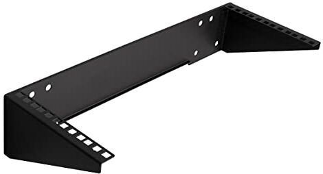 Logilink Professional WB0004-19" Supporto verticale da parete, 4U, colore: Nero