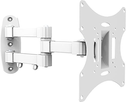 conecto supporto a parete per dispositivi TV/monitor con 58-107 cm (23-42"), VESA 200x200, inclinabile: +/-20°, girevole: +/-90°, distanza parete: 10,39,3 cm, carico max: 30 kg, bianco, SA-CC50254-V2