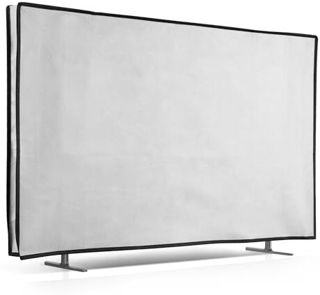 kwmobile Protezione 32" TV Cover Proteggi-Schermo PC e TV 32" TV Custodia Protettiva Anti-Polvere bianco