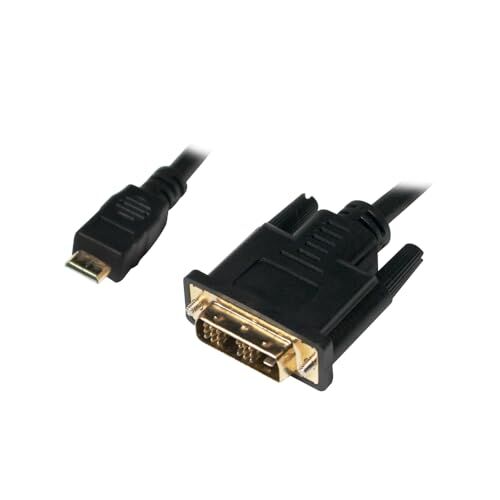 Logilink chm001 – Mini Cavo HDMI a DVI-D di Nero Nero 2,0m