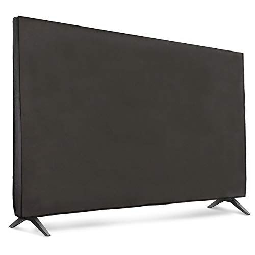 kwmobile Protezione 65" TV Cover Proteggi-Schermo PC e TV 65" TV Custodia Protettiva Anti-Polvere Grigio Scuro