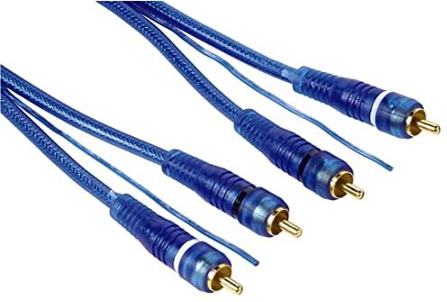 Hama Cavo 2 RCA M / 2 RCA M con remote, blu, 5,5 m