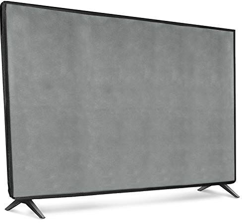 kwmobile Protezione 32" TV Cover Proteggi-Schermo PC e TV 32" TV Custodia Protettiva Anti-Polvere Grigio Chiaro