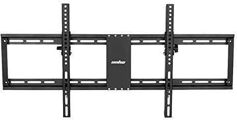 unho supporto da parete per tv, Staffa tv inclinabile supporto tv a muro porta tv da parete braccio tv staffe per tv o monitor 32-85 pollici sostegno tv muro VESA max 800x400mm carico 60 kg