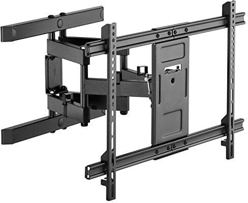 goobay 49746 Supporto da parete per TV Pro FULLMOTION (XL) da 43" a 100", completamente mobile, orientabile/inclinabile, 60 kg, standard Vesa