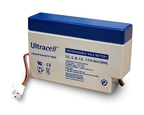 goobay Ultracell  batteria al piombo 12 V 0 8 Ah (UL0.8-12) Spina JST batteria al piombo