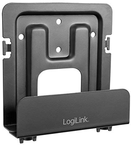 Logilink BP0049 Supporto universale per lettori multimediali, hard disk, cavi, decoder satellitari nero; profondità regolabile 25-39 mm