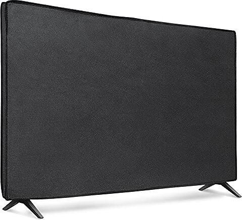 kwmobile Protezione 75" TV Cover Proteggi-Schermo PC e TV 75" TV Custodia Protettiva Anti-Polvere Nero