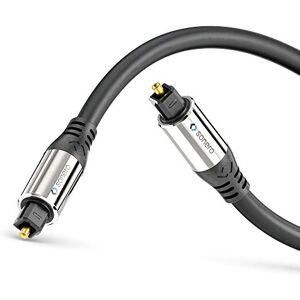 Sonero ® Premium Cavo Toslink ottico, 3,00 m, contatti dorati, nero Sonero ® Premium Cavo Toslink ottico, 3,00 m, contatti dorati, nero