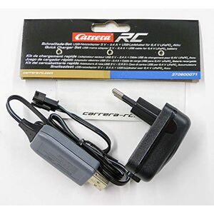 Carrera Quick Charger SET Adattatore di alimentazione USB 5V 2.4A GS + Cavo USB per batteria LifePo4 da 6,4 V Carrera Quick Charger SET Adattatore di alimentazione USB 5V 2.4A GS + Cavo USB per batteria LifePo4 da 6,4 V