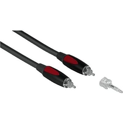Hama Cavo audio fibra ottica ODT M/ODT M, 3 metri, con adattatore, 3 stelle Hama Cavo audio fibra ottica ODT M/ODT M, 3 metri, con adattatore, 3 stelle