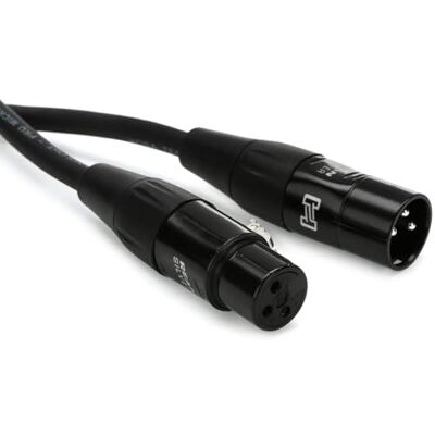 Hosa HMIC-015, Pro Microphone Cable, REAN XLR3F to XLR3M, 15 ft Hosa HMIC-015, Pro Microphone Cable, REAN XLR3F to XLR3M, 15 ft