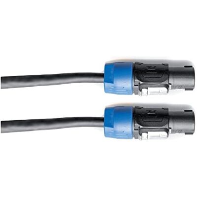 GEWA cavo per altoparlanti Pro Line, 10 m, nero, spina REAN, connessione altoparlante connessione altoparlante, GEWA cavo per altoparlanti Pro Line, 10 m, nero, spina REAN, connessione altoparlante connessione altoparlante,