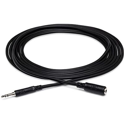 Hosa MHE-105, Headphone Extension Cable, 3.5 mm TRS to 3.5 mm TRS, 5 ft Hosa MHE-105, Headphone Extension Cable, 3.5 mm TRS to 3.5 mm TRS, 5 ft