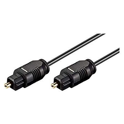 goobay 51218 Cavo a Fibra Ottica, Nero, 2.2mm Diametro, 3m Lunghezza del Cavo goobay 51218 Cavo a Fibra Ottica, Nero, 2.2mm Diametro, 3m Lunghezza del Cavo