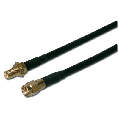 Digitus Lp9342 Cavo Prolunga Per Antenna Wireless, Maschio/Femmina, Connettore Rp-Sma, 2 M Digitus Lp9342 Cavo Prolunga Per Antenna Wireless, Maschio/Femmina, Connettore Rp-Sma, 2 M