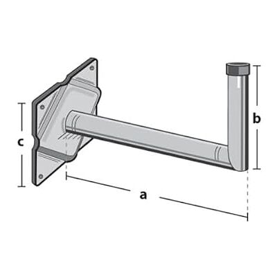 Televes WWH44 Kit di Fissaggio Kit di Supporto (48 mm) Televes WWH44 Kit di Fissaggio Kit di Supporto (48 mm)