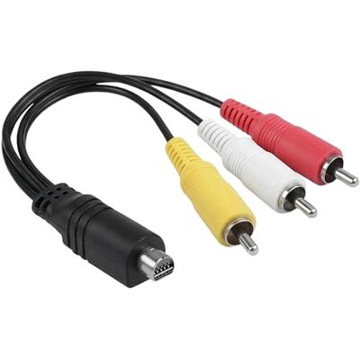 Panlouting Cavo Audio Video 10 Pin a 3 RCA di Ricambio per Videocamera Sony Handycam Compatibile con VMC-15FS DCR-SR90 DPP-EX50 HDR-CX7 HDR-FX7 DCR-DVD301 DVD305 DVD308 Panlouting Cavo Audio Video 10 Pin a 3 RCA di Ricambio per Videocamera Sony Handycam Compatibile con VMC-15FS DCR-SR90 DPP-EX50 HDR-CX7 HDR-FX7 DCR-DVD301 DVD305 DVD308