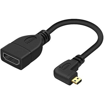 chenyang Micro HDMI maschio a HDMI femmina 4K60hz HDTV 90 gradi angolato a sinistra cavo adattatore per display monitor telecamera 10 cm chenyang Micro HDMI maschio a HDMI femmina 4K60hz HDTV 90 gradi angolato a sinistra cavo adattatore per display monitor telecamera 10 cm