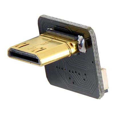 chenyang Cyfpv 90 gradi fino ad angolo mini HDMI tipo C maschio e femmina connettore per HDTV FPV Multicopter fotografia aerea chenyang Cyfpv 90 gradi fino ad angolo mini HDMI tipo C maschio e femmina connettore per HDTV FPV Multicopter fotografia aerea