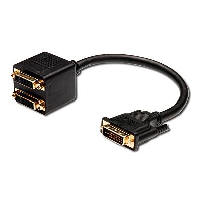 Digitus AK510002 Cavetto Splitter DVI-I (24+5) Maschio, 2x DVI-I ( 24+5), Femmina 20 cm Digitus AK510002 Cavetto Splitter DVI-I (24+5) Maschio, 2x DVI-I ( 24+5), Femmina 20 cm