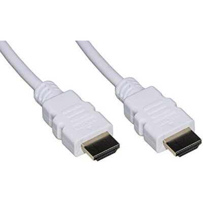 LINK I Cavo HDMI® 5 m – 4Kx2K, Contatti Dorati, Bianco, Alta Velocità per PC, Notebook, TV e Home Theater LINK I Cavo HDMI® 5 m – 4Kx2K, Contatti Dorati, Bianco, Alta Velocità per PC, Notebook, TV e Home Theater