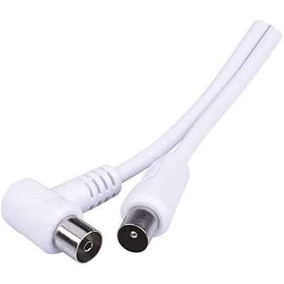 EMOS Antenna coassiale schermato con spina 90 °, 10 m, EMOS Antenna coassiale schermato con spina 90 °, 10 m,